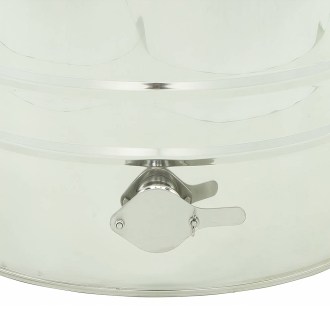 Abfüllbehälter mit Heizmantel 70l, Edelstahlventil 6/4''