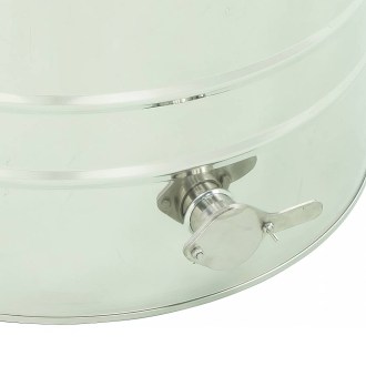 Abfüllbehälter mit Heizmantel 200L mit 2 'Edelstahlventil