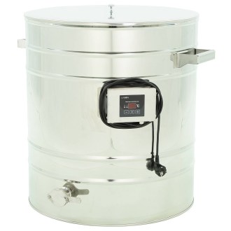 Abfüllbehälter mit Heizmantel 200L mit 2 'Edelstahlventil