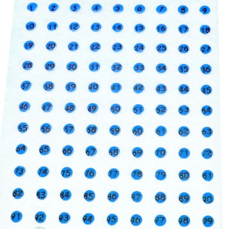 Leucht Opalith Zeichenplättchen