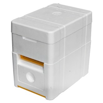 Begattungskasten aus Styropor mit Futteraufsatz