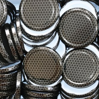 Twist Off 82er TO Deckel - Bienen Waben Typ 5 - 700 St. - Karton - HC5