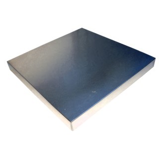 Zinndeckel 465x465x50