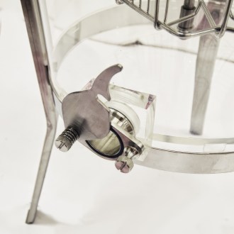 Honigschleuder Mellarius ProLine 3 Waben Transparente Dia 40