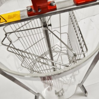 Honigschleuder Mellarius ProLine 3 Waben Transparente Dia 40