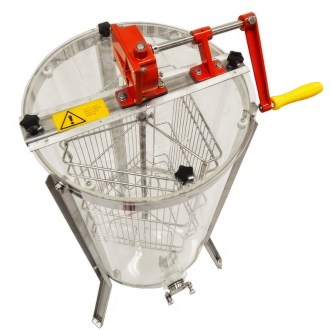 Honigschleuder Mellarius ProLine 3 Waben Transparente Dia 40