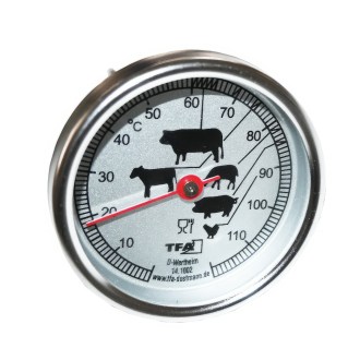 Lebensmittelthermometer aus Edelstahl TFA 0-120°C
