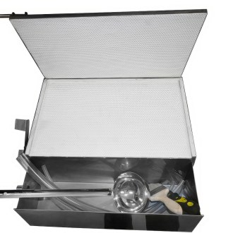 Handpresse für Trennwände wassergekühlt aus Edelstahl