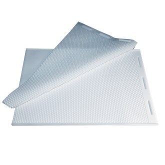 Silikonform für Kerzen mit Bienenzellenmuster - 390x260 mm