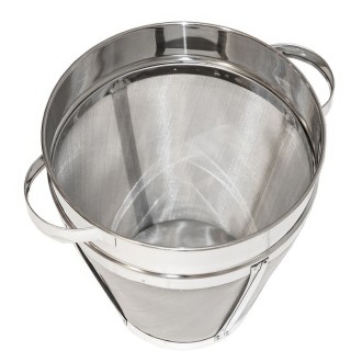Konisches Sieb ohne Aussparung für 25 kg Gebinde