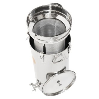 Zylindrisches Sieb für 50 kg Gebinde