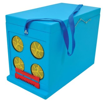 Transportkiste aus Styropor Dadant Blatt, bemalt