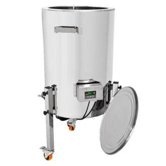 Doppelwand-Abfüller mit Heizung Mellarius MaxiLine 230 V – 74 Liter / 100 kg