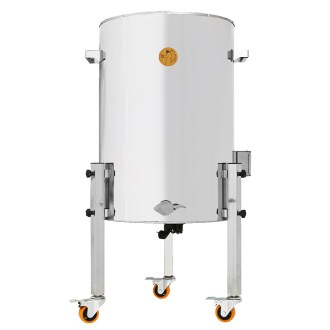 Doppelwand-Abfüller mit Heizung Mellarius MaxiLine 230 V – 74 Liter / 100 kg