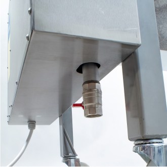 Wachskessel und Entdeckelungstisch 150 cm in einem