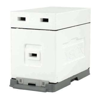 6 Rähmchen Ablegerbeute mit Falzen für Dadant Blatt, unbemalt