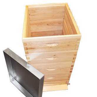 Lorenzbeute Langstroth 4 x 1/1 - 232 - 10 R. mit Varroaboden