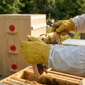 Imprägniertes Lederhandschuhe - S-XXL