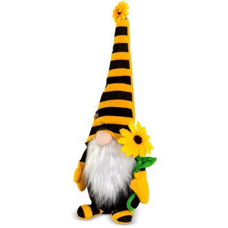 Plüsch‑Bienenwichtel 38 cm – BienoSpass mit zerzaustem Bart