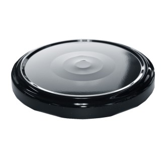 Twist-Off-Deckel für Glas TO 82 - RBS - schwarz - 700 Stk. - ganze Karton