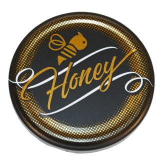 Deckel für Glas TO 82 – Honey – schwarz – matt – 700 Stück – ganze Box – HO12-2