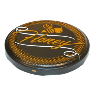 Deckel für Glas TO 82 – Honey – schwarz – matt – 700 Stück – ganze Box – HO12-2