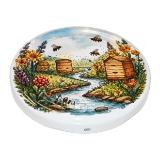 Deckel für Glas TO 82 - Bienenstöcke am Bach 700 Stk. - ganze Schachtel - HOJ2