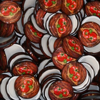 Twist-off-Deckel für Glas TO 82 - RTS - Tomaten - 700 Stk. - ganze Karton