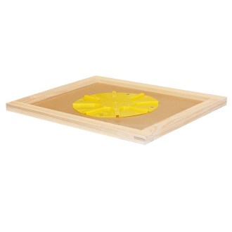 Langstrothdeckel mit Bienenflucht 8 Ausgänge - 10 R