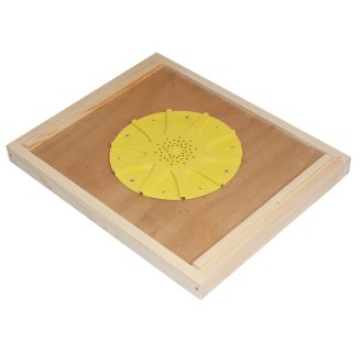 Zanderdeckel mit Bienenflucht 8 Ausgänge - 10 R.