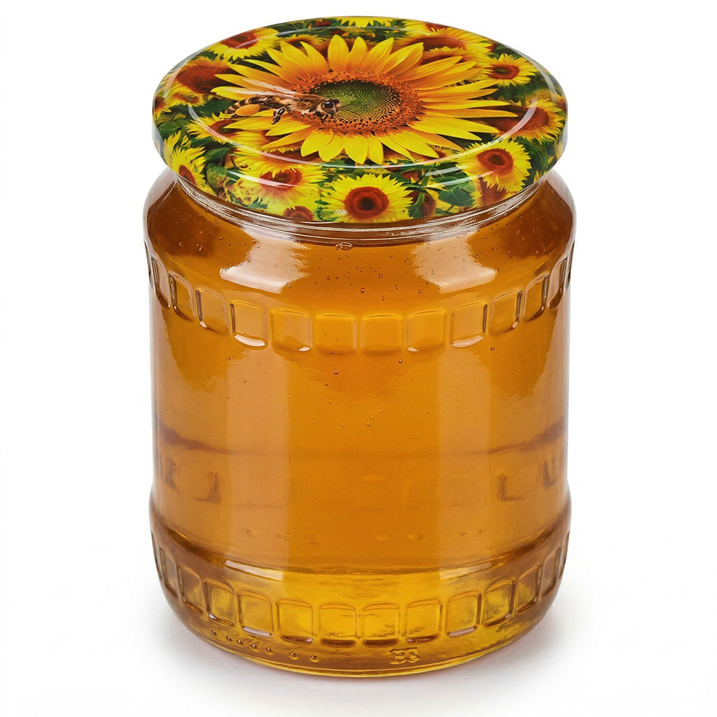 Twist Off 82er TO Deckel - Biene auf Sonnenblume - HO6