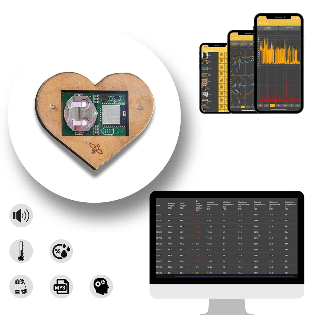Bienenstock Sensor Bee Heart