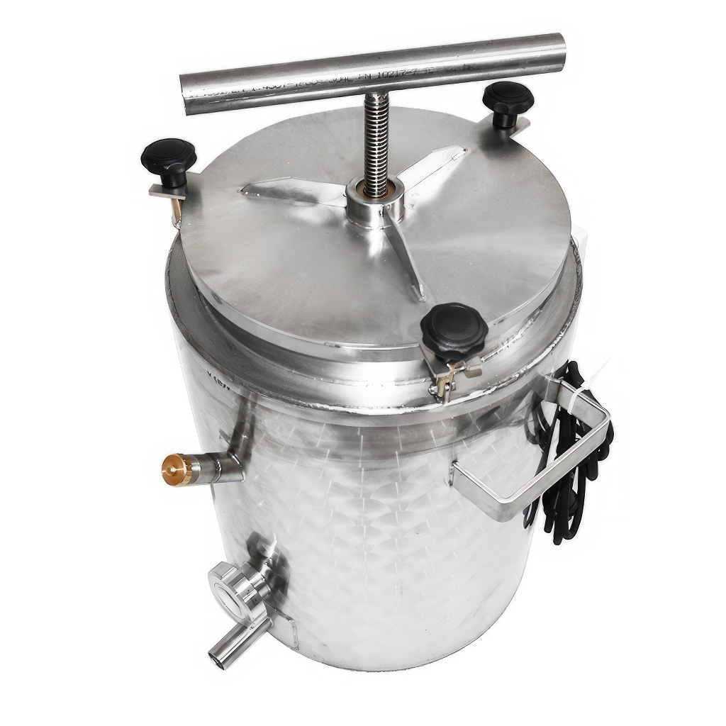 Wachskessel mit Presse 35l - elektrisch 230 V