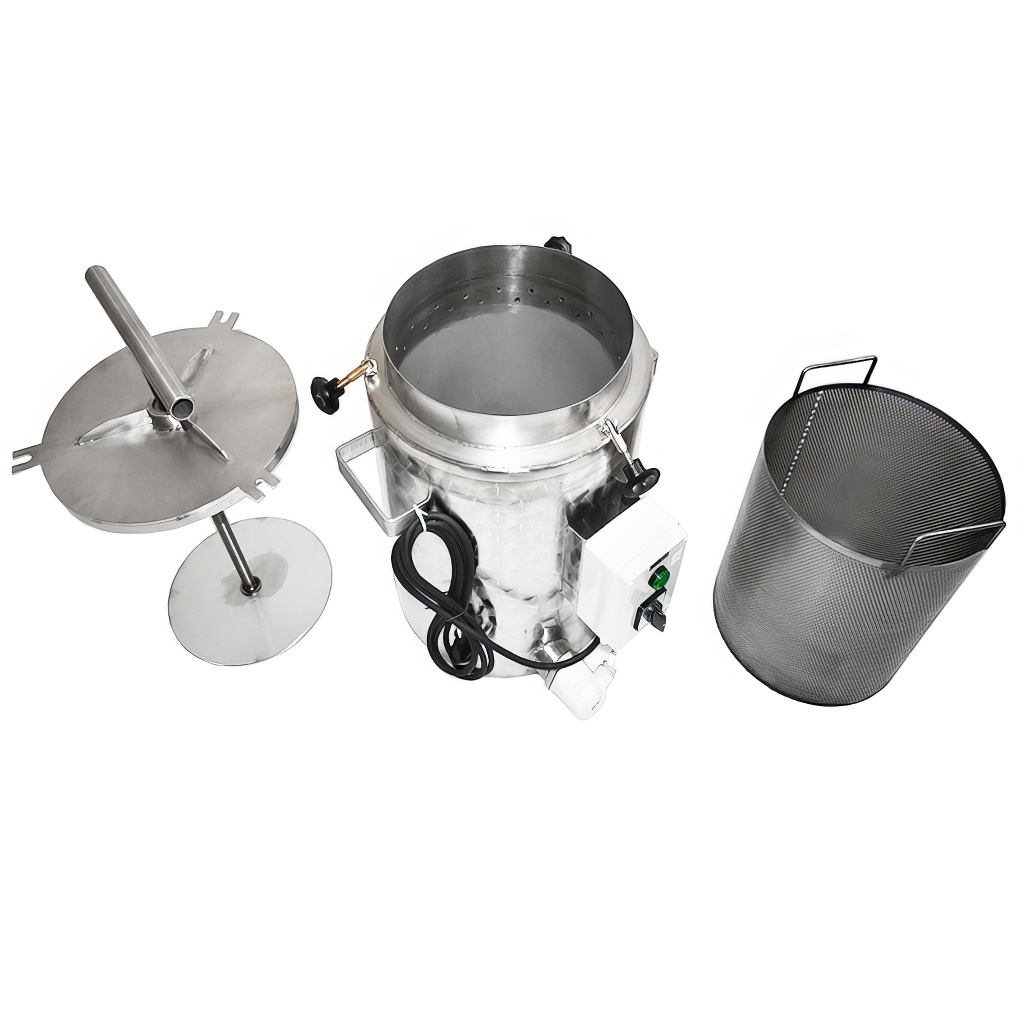 Wachskessel mit Presse 35l - elektrisch 230 V