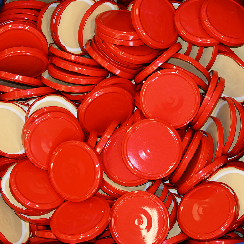 Twist-Off-Deckel für Glas TO 82 - RBS - rot - 700 Stk. - ganze Karton