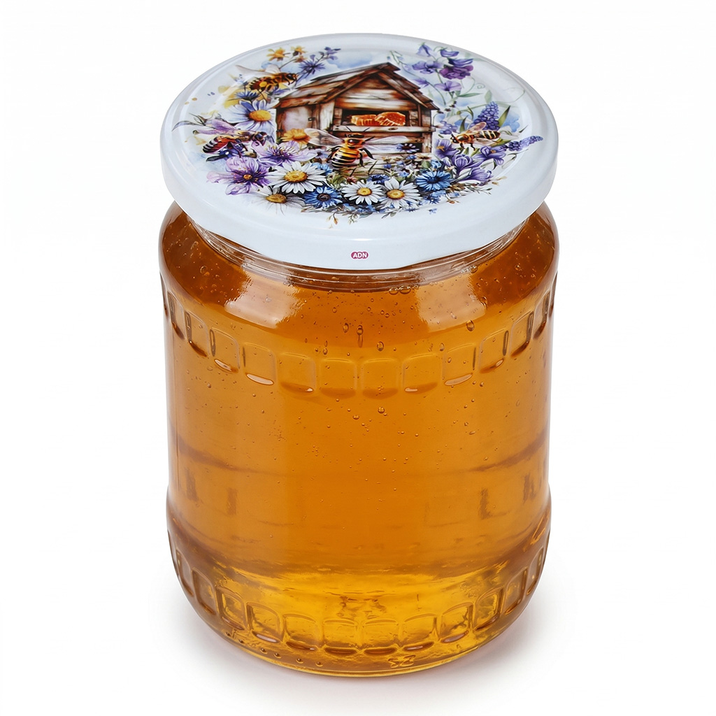 Deckel für Glas TO 82 - Bunte Wiese - HO15