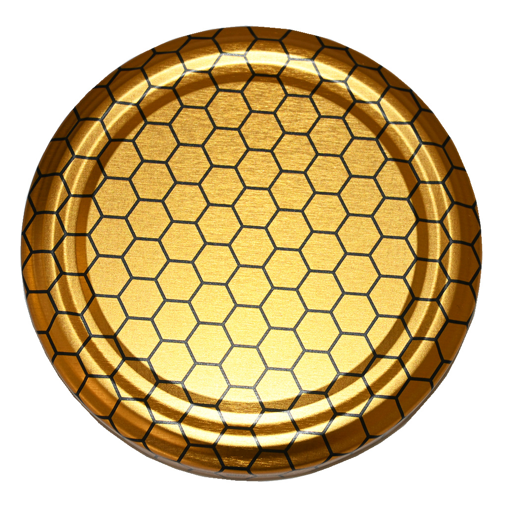 Deckel für Glas TO 82 – Bienenwabe – 700 Stk. – ganze Karton – HC6